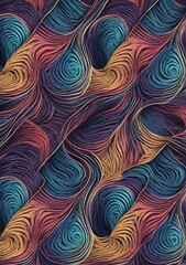 Obraz premium Seamless Pattern cloth abstract art background