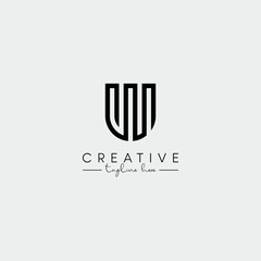 Abstract Stylish letter U Logo Design Template. Modern And Creative Letter Logo.