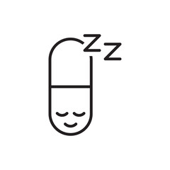 Sleeping Pill Icon