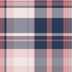 Complexity texture check vector, vintage seamless plaid tartan. Tone pattern background textile fabric in pastel and light colors.