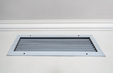 Ventilation grill in the room. Built-in air conditioner.