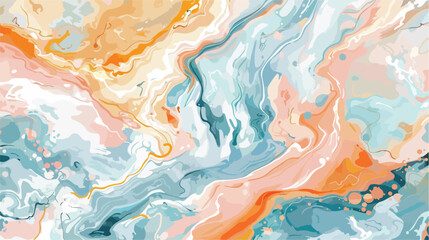 Abstract Multicolored Marble Texture Background. Desi