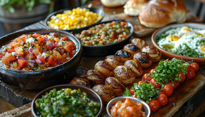 Fototapeta premium food background