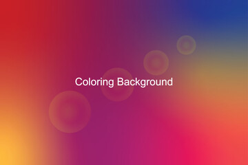  abstract purple blue red yellow gradient colorful vector background