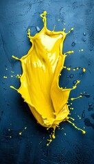 Dynamic oil splash freezing motion of pouring oil on dark background, culinary concept