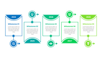 Infographic design 5 options or steps with icons. Infographic business concept Can be used for info graphics, flow charts, presentations, web sites, banners.