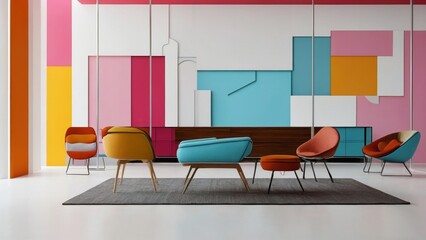 Abstract Pop-Art Background on Retail Theme