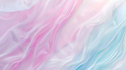 Fototapeta premium Pastel silk waves background texture