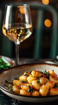 A delicious and easy recipe for gnocchi with a creamy pesto sauce. Perfect for a quick and easy weeknight meal.