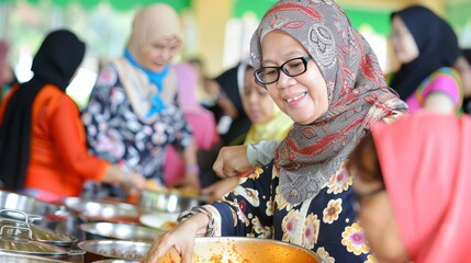 Eid al adha  capturing the qurbani sacrifice ritual and meat distribution to the needy
