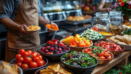 Obraz premium food background