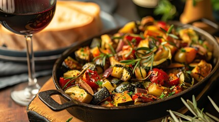 Ratatouille is a classic French dish made with fresh summer vegetables. This recipe is easy to follow and makes a delicious and healthy meal.