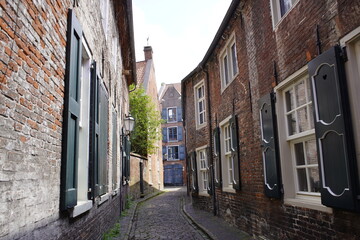 Typical East Frisian architecture, Leer East Frisia, Germany.