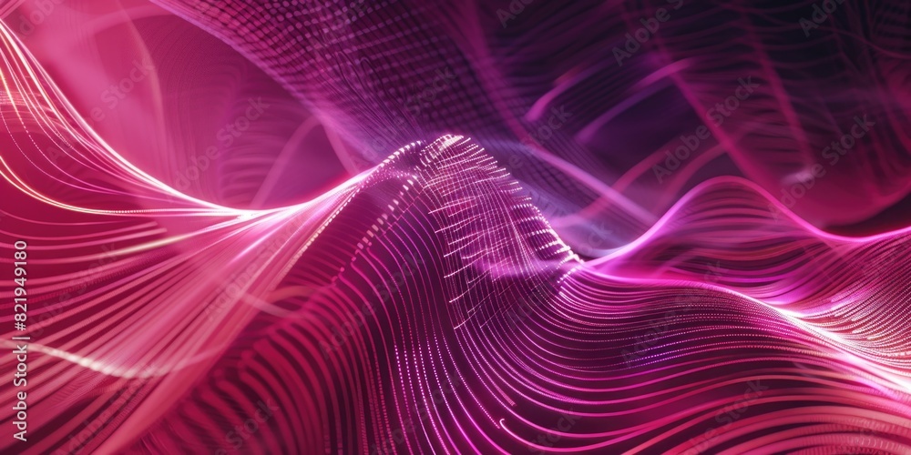 Poster abstract background with pink and purple lines. ideal for design projects