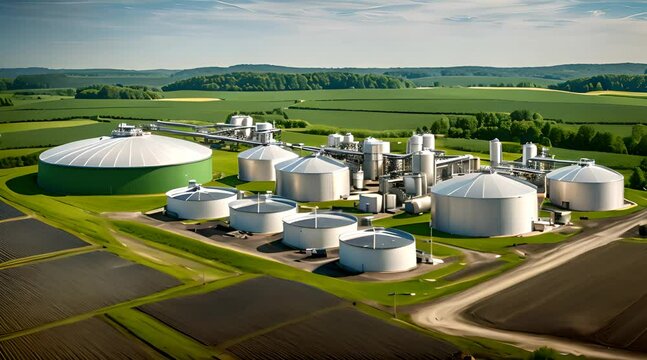 Biogas plants play a key role in the circular economy, contributing to sustainable waste management.