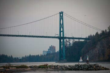 A view of Lions Gate Bridge