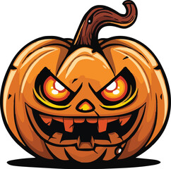 Halloween pumkin icon. vector illustration.