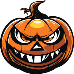 Halloween pumkin icon. vector illustration.