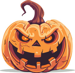 Halloween pumkin icon. vector illustration.