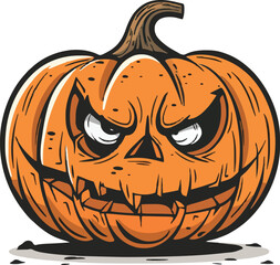 Halloween pumkin icon. vector illustration.