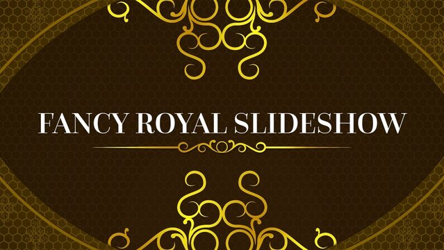 Royal Exclusive Golden Slideshow Template