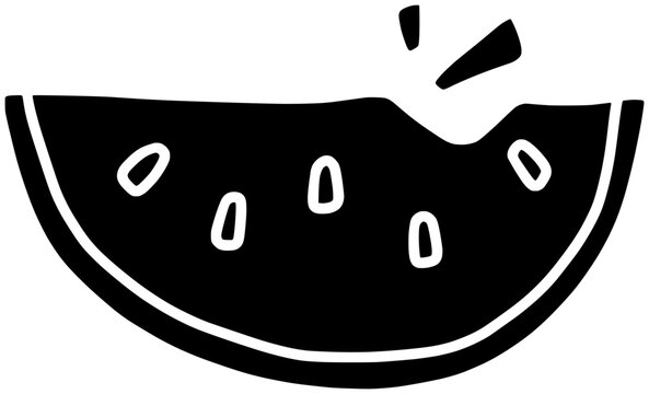 recommend clip art: watermelon illustration fruit silhouette summer logo leaf icon sweet outline water melon juicy nature plant farm food garden ripe shape natural cultivated agriculture for vector graphic background