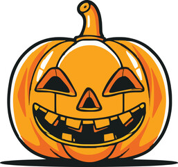Halloween pumkin icon. vector illustration.