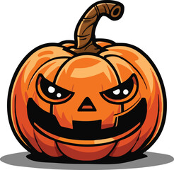 Halloween pumkin icon. vector illustration.