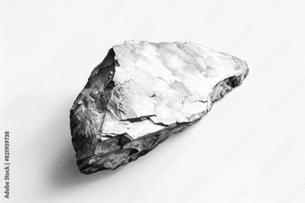 Aufkleber a rock placed on a table, suitable for various concepts
