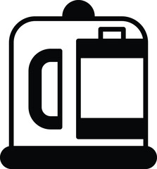 coffee maker icon illustration in line style