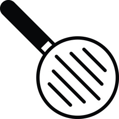 spatula icon illustration in line style