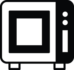 Oven for cooking icon illustration in line style