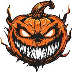 Halloween pumkin icon. vector illustration.