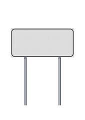 Obraz premium Blank Italian city entrance road sign with reflective in vector 