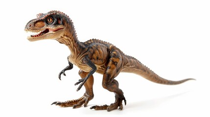 Naklejka premium Dinosaur velociraptor isolated on white