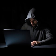 Dangerous Hooded Hacker Breaks into Government Data Servers and Infects Their System with a Virus....