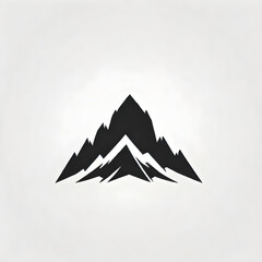 Mountain landscape with mountains. Clean and crisp mountain logos.
