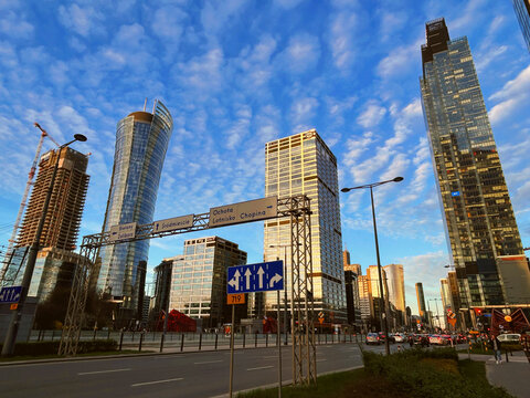 Edificios de ciudad del este de europa