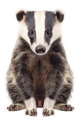 Fototapeta premium Close up of a small animal on a white background, suitable for various design projects