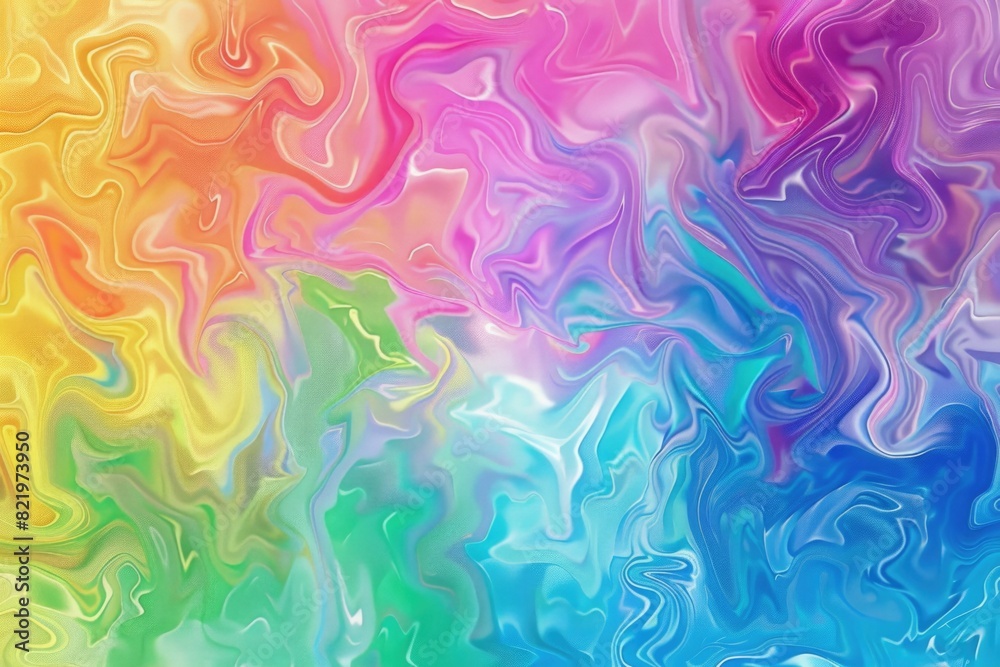 Poster Abstract multicolored swirls background, suitable for various design projects