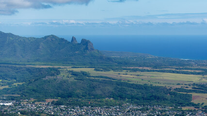 Obraz premium Aerial view of the Island of Kauai, Hawaii