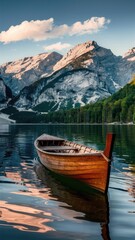 Reflections of Peace: Calm Lake Scene