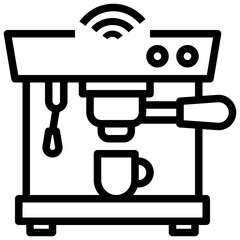 COFFEE MACHINE,home appliance,hot coffee,electronics,hot drink.svg