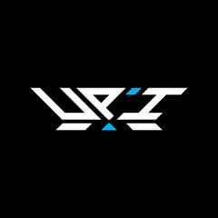 UPI letter logo vector design, UPI simple and modern logo. UPI luxurious alphabet design