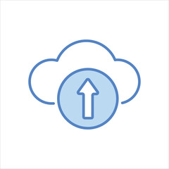 Upload  Icon editable stock vector icon