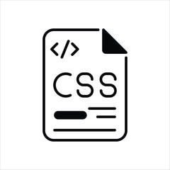 Css  Icon editable stock vector icon
