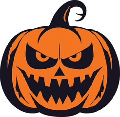 Halloween pumkin icon. vector illustration.