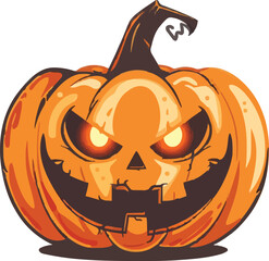 Halloween pumkin icon. vector illustration.