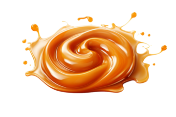 Dancing Dreams of Citrus Delight on a Clear PNG or White Background.