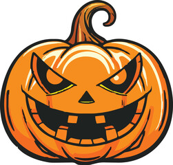 Halloween pumkin icon. vector illustration.